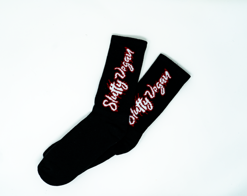 Slutty Vegan Socks - Black