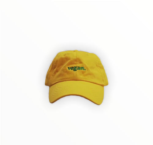 Vegan Dad Cap Yellow
